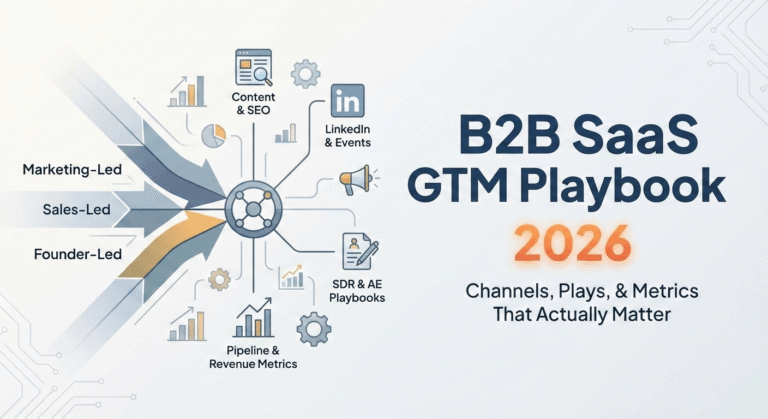 Go-To-Market Playbook for B2B SaaS in 2026: Channels, Plays & Metrics That Actually Matter