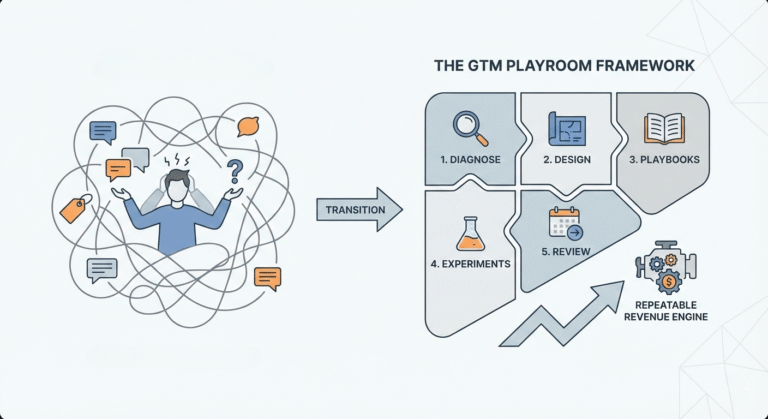 The GTM Playroom Framework: From Founder-Led Chaos to a Repeatable Revenue Engine