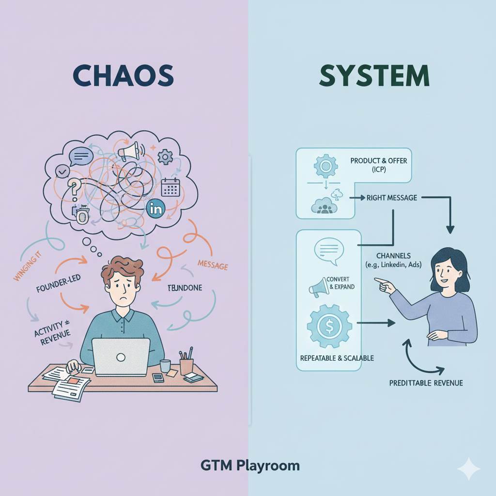 GTM Playroom Chaos vs System