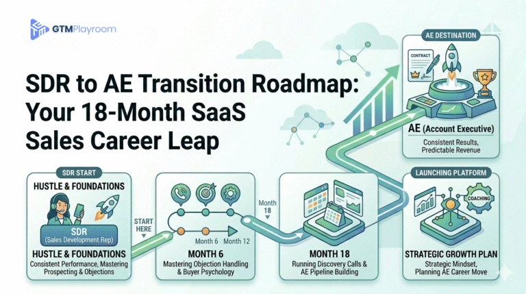 SaaS SDR Career Path: From Entry-Level to Account Executive in 18 months